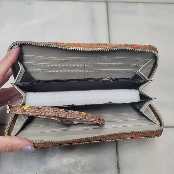 Ladies Long Wallet Disney Mickey Mouse Purse Faux Leather Zipper Rectang… - Picture 5 of 10